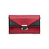 Clutch rossa con tracolla in metallo Lora Ferres, Borse e accessori Donna, SKU b514000054, Immagine 0